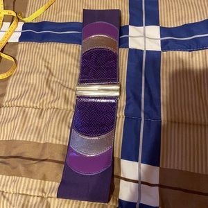 Awesome design belt man made leather with rubber